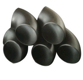 黒い塗る炭素鋼の肘のバット溶接長い半径Ansi B16.9 90度