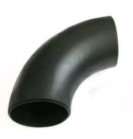 Ansi B16.9の炭素鋼は90度黒い塗るバット溶接長い半径を肘で突く